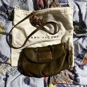 Marc by Marc Jacobs Green Leather Chain Purse